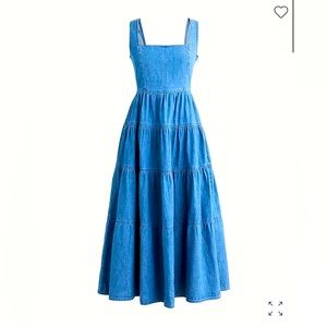 J.Crew Tiered Denim Dress